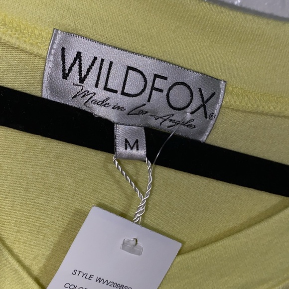 WILDFOX LIGHTWEIGHT LONG SLEEVE V NECK SWEATSHIRT - Picture 4 of 5
